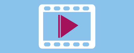 Grafik mit Symbol für Film  - Link auf: Medien