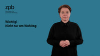  - Link auf Detailseite zu: Wichtig! Nicht nur am Wahltag