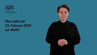  - Link auf Detailseite zu: Was steht am 23. Februar zur Wahl?