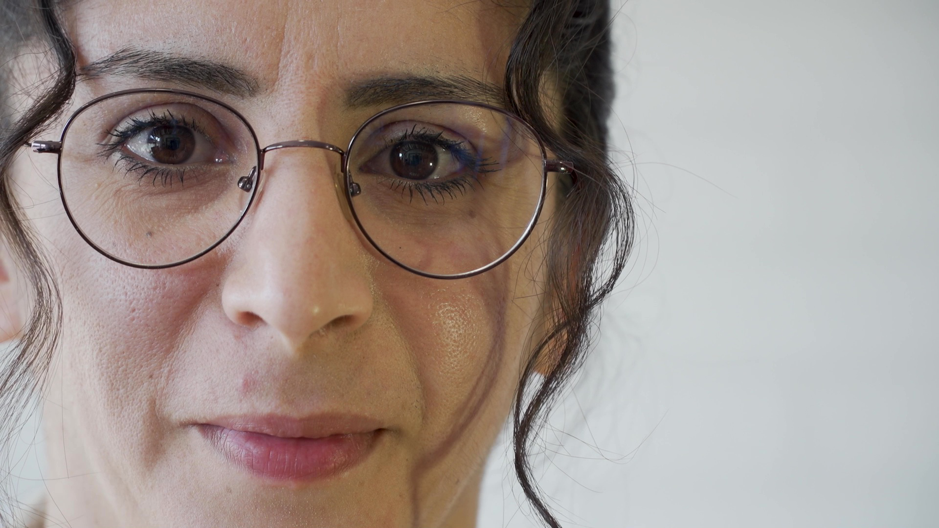 Nahaufnahme des Gesichts einer Frau