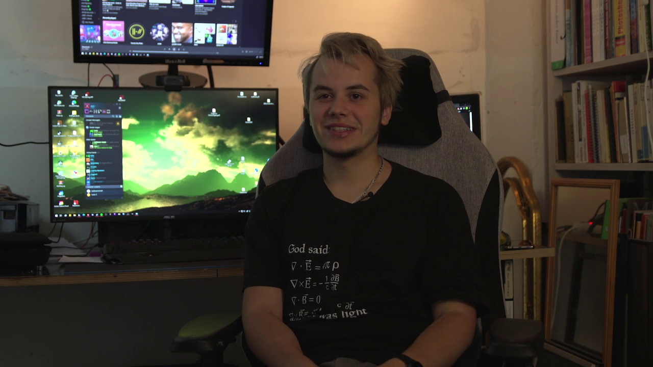 Pablo spricht über die Gefahr der Sucht, wenn man viel Zeit mit Computerspielen verbringt